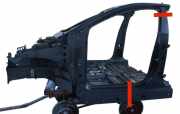 Linke metallische Seitenschwellerabdeckung MG MG 4 (EH32) EV