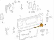 Heckklappenschloss TOYOTA LAND CRUISER 100 (_J1_) 4.2 TD (HDJ100_) 69380-60040