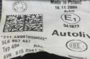 Sicherheitsgurt rechts hinten Skoda Yeti (5L) 5L6857447