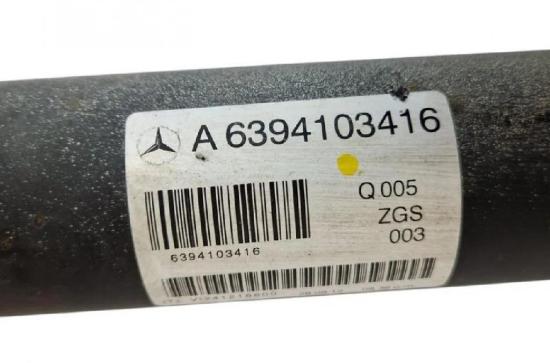 Kardanwelle MERCEDES-BENZ VITO Minibus / passenger (W639) 111 CDI A6394103416 Bild Kardanwelle MERCEDES-BENZ VITO Minibus / passenger (W639) 111 CDI A6394103416