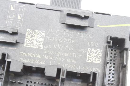 Türsteuergerät vorne rechts VW SHARAN (7N1, 7N2) 2.0 TDI 7N0959793F Bild Türsteuergerät vorne rechts VW SHARAN (7N1, 7N2) 2.0 TDI 7N0959793F