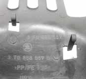 Lenkmechanismus Verkleidung SKODA OCTAVIAII (1Z3) 2.0 TDI 16V 3T0858559