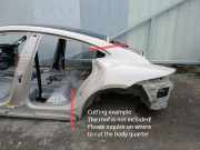 Seitenverkleidung hinten links PORSCHE Taycan Taycan