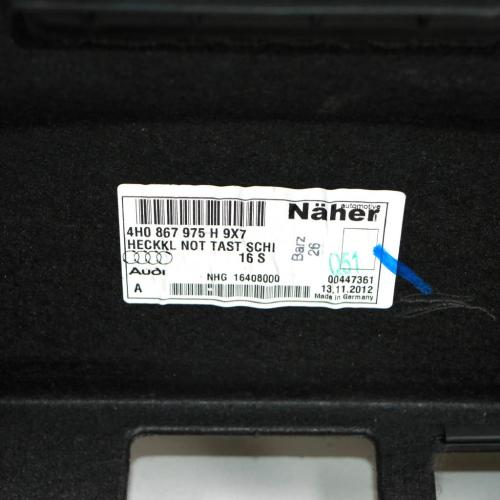 Heckklappenverkleidung AUDI A8 D4 (4H_) 3.0 TFSI quattro 4H0867975H Bild Heckklappenverkleidung AUDI A8 D4 (4H_) 3.0 TFSI quattro 4H0867975H