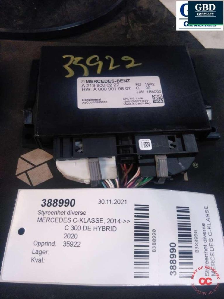 Steuergerät Soundverstärker Mercedes-Benz C-Klasse (W205) A2139006227 Bild Steuergerät Soundverstärker Mercedes-Benz C-Klasse (W205) A2139006227