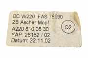 Aschenbecher Mercedes-Benz S-Klasse (W220) A2208100830