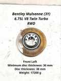 Bremsscheibe vorne links BENTLEY MULSANNE (3Y_) 6.8 3Y0615301A