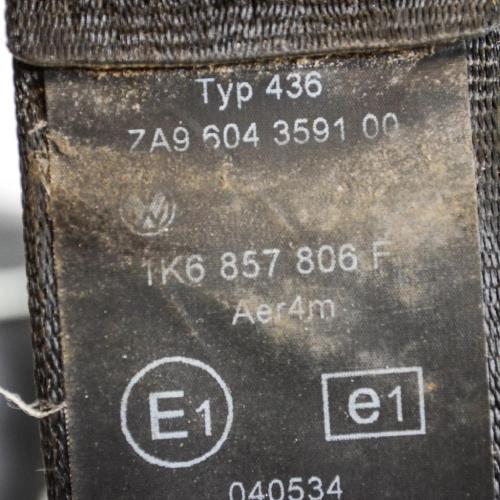 Sicherheitsgurt hinten rechts VW GOLF V (1K1) 1.9 TDI 1K6857806F Bild Sicherheitsgurt hinten rechts VW GOLF V (1K1) 1.9 TDI 1K6857806F