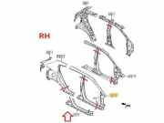 Rechte metallische Seitenschweller KIA SPORTAGE V (NQ5) 1.6 T-GDI AWD 71120F1A00 71140F1000
