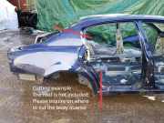 Hintere rechte Seitenverkleidung MASERATI QUATTROPORTE V 4.7 S