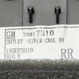 Rear Air Vent Grill OPEL INSIGNIA B Grand Sport (Z18) 1.5 (68) 39017310