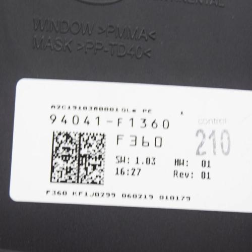 Kombiinstrument KIA SPORTAGE (QL) 1.6 GDI 94041-F1360 Bild Kombiinstrument KIA SPORTAGE (QL) 1.6 GDI 94041-F1360