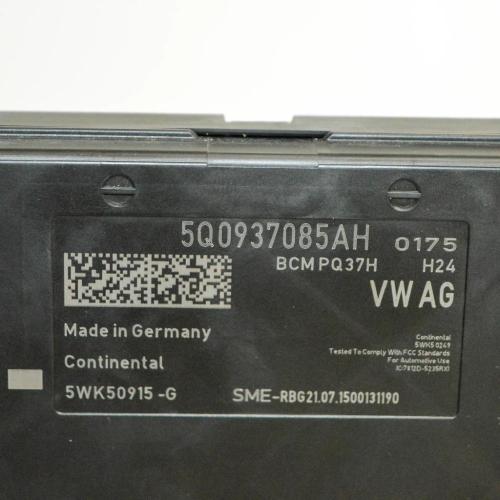 Komfortsteuergerät AUDI A3 Limousine (8VS, 8VM) 2.0 TFSI quattro 5Q0937085AH Bild Komfortsteuergerät AUDI A3 Limousine (8VS, 8VM) 2.0 TFSI quattro 5Q0937085AH