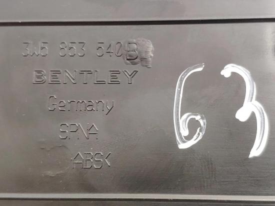 Innenschwellerverkleidung hinten rechts BENTLEY CONTINENTAL FLYING SPUR (3W_) 6.0 3W5853540B Bild Innenschwellerverkleidung hinten rechts BENTLEY CONTINENTAL FLYING SPUR (3W_) 6.0 3W5853540B