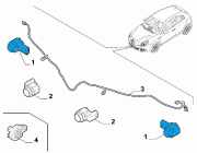 Sensor für Einparkhilfe Alfa Romeo Giulietta (940) 735477988