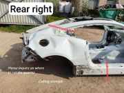 Hintere rechte Seitenverkleidung JAGUAR F-TYPE Coupe (X152) 5.0 R AWD