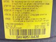Lenkrad Airbag OPEL MERIVA 1.6 93319475