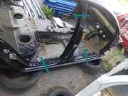 Rechte metallische Seitenschweller SKODA SUPERB II Estate (3T5) 2.0 TDI 16V