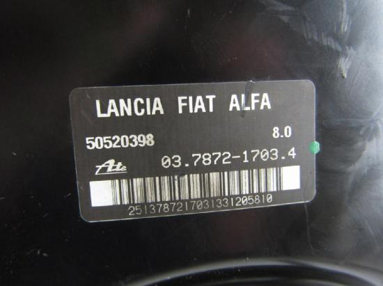 Unterdruck-Bremskraftverstärker ALFA ROMEO GIULIETTA (940_) 1.6 JTDM (940FXD1A) 03787217034 Bild Unterdruck-Bremskraftverstärker ALFA ROMEO GIULIETTA (940_) 1.6 JTDM (940FXD1A) 03787217034