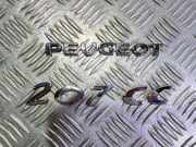 Emblem Heckklappe PEUGEOT 207 CC (WD_) 1.6 16V