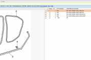 Türgummi links vorne Saab 9-3 (YS3F) 12796641