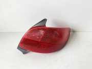 Lampenträger Heckleuchte rechts Peugeot 206 Schrägheck (2A/C) 2531D
