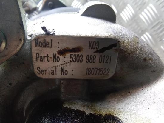 Turbolader PEUGEOT 308 SW 1.6 16V 53039880121 Bild Turbolader PEUGEOT 308 SW 1.6 16V 53039880121