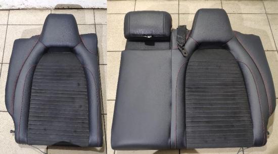 Sitzgarnitur komplett Leder geteilt Mercedes-Benz CLA Coupe (C117) A1669006007 Bild Sitzgarnitur komplett Leder geteilt Mercedes-Benz CLA Coupe (C117) A1669006007
