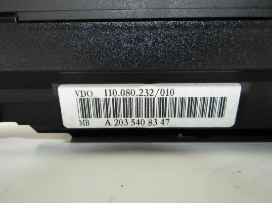 Kombiinstrument MERCEDES-BENZ C Coupe (CL203) C 220 CDI (203.706) A2035408347 Bild Kombiinstrument MERCEDES-BENZ C Coupe (CL203) C 220 CDI (203.706) A2035408347