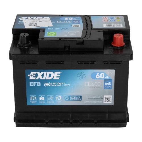 Batterie SST EFB 60 AH 640A EXIDE stop start technik 71777953 Bild Batterie SST EFB 60 AH 640A EXIDE stop start technik 71777953