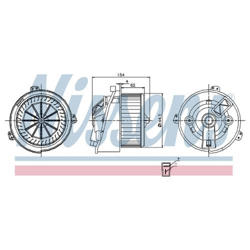 Heizungsgebläsemotor 1307830080 Bild Heizungsgebläsemotor 1307830080