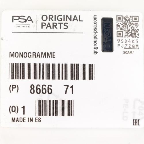 Original Peugeot Emblem Schriftzug Logo Heckklappe Hinten 3008 PSA 866671 Bild Original Peugeot Emblem Schriftzug Logo Heckklappe Hinten 3008 PSA 866671