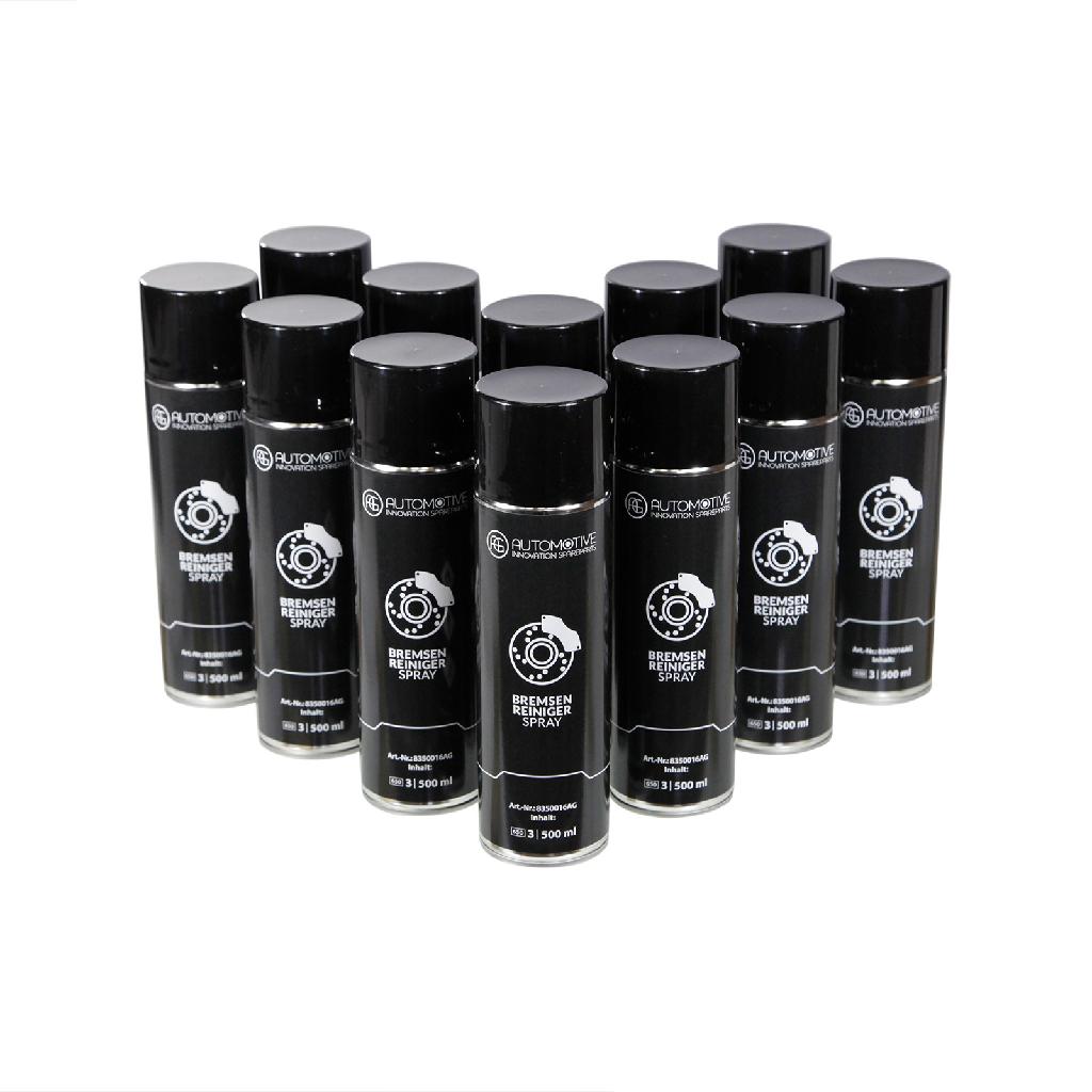 Bremsenreiniger Teilereiniger Entfetter Sprühdose Acetonfrei Spraydose 12x500ml
