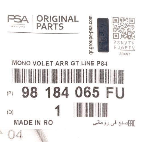 Original Schriftzug Heckklappe 'GTLine' für 3008 SUV 98184065FU Bild Original Schriftzug Heckklappe 'GTLine' für 3008 SUV 98184065FU