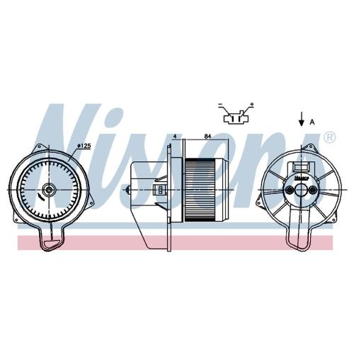 Heizungsgebläsemotor mit Klima 77366916 Bild Heizungsgebläsemotor mit Klima 77366916