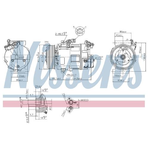 Kompressor für Klimaanlage 6000618722 Bild Kompressor für Klimaanlage 6000618722