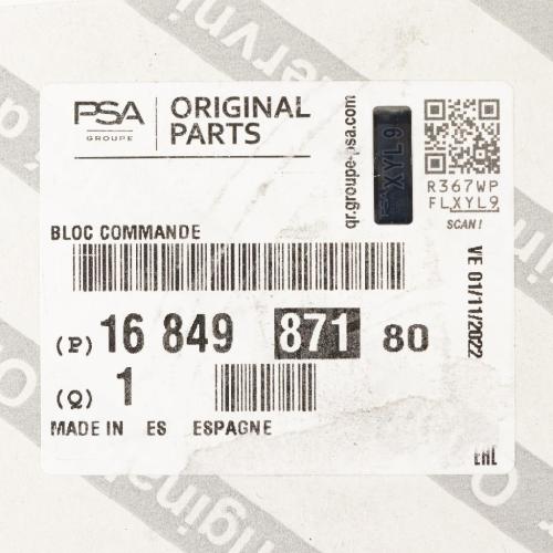 Original Steuereinheit PSA OE 1649361580 1684987180 Bild Original Steuereinheit PSA OE 1649361580 1684987180