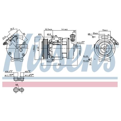 Kompressor für Klimaanlage 50510966 Bild Kompressor für Klimaanlage 50510966