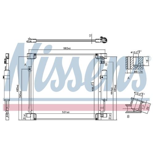 Kondensator Fiat Fullback ab Bj. 2016 Mitsubishi L200 2015 6000607000 Bild Kondensator Fiat Fullback ab Bj. 2016 Mitsubishi L200 2015 6000607000