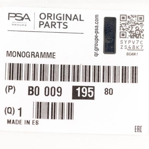 Original PSA Schriftzug '108' für Peugeot 108 B000919580 Bild Original PSA Schriftzug '108' für Peugeot 108 B000919580