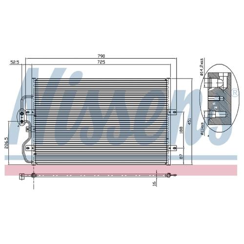 Kondensator Klimaanlage L=690 H=462 B=16 1486721080 Bild Kondensator Klimaanlage L=690 H=462 B=16 1486721080