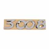 Original Peugeot Emblem Schriftzug Logo Heckklappe Hinten 3008 PSA 866671