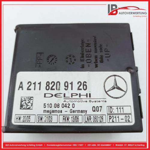 Steuergerät Abschleppschutz MERCEDES BENZ C-KLASSE KOMBI W203 C280 170 KW A2118209126 510080420 Bild Steuergerät Abschleppschutz MERCEDES BENZ C-KLASSE KOMBI W203 C280 170 KW A2118209126 510080420