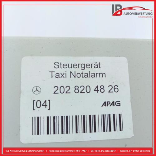 Steuergerät Taxi Notalarm MERCEDES S-KLASSE W140 S300 TURBO D 130 KW 2028204826 Bild Steuergerät Taxi Notalarm MERCEDES S-KLASSE W140 S300 TURBO D 130 KW 2028204826