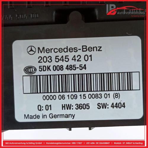 Sicherungskasten SAM Modul MERCEDES BENZ C-KLASSE KOMBI W203 C280 170 KW 2035454201 5DK008485-54 Bild Sicherungskasten SAM Modul MERCEDES BENZ C-KLASSE KOMBI W203 C280 170 KW 2035454201 5DK008485-54