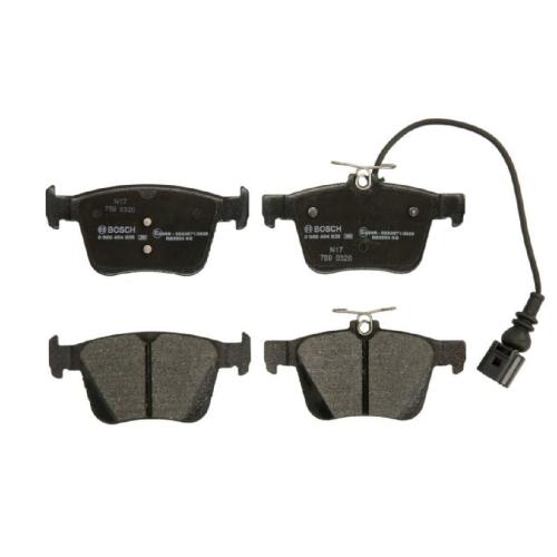 Bremsbelagsatz BOSCH 0 986 494 835, Hinten Bild Bremsbelagsatz BOSCH 0 986 494 835, Hinten