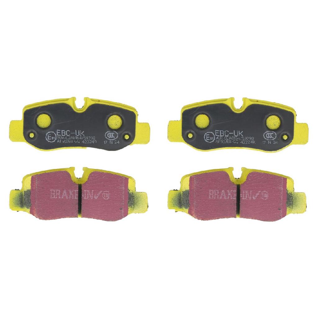 Bremsbelagsatz, Scheibenbremse Hinterachse EBC Brakes DP42224R
