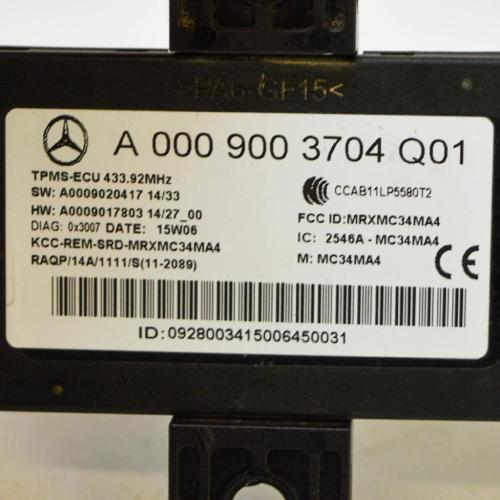 Reifendruck-Kontrollsystem Mercedes-Benz CLA Coupe (C117) A0009003704 Bild Reifendruck-Kontrollsystem Mercedes-Benz CLA Coupe (C117) A0009003704