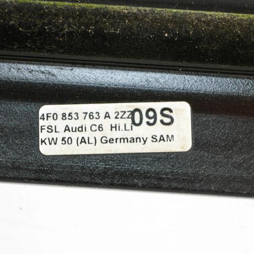 Türfensterleiste hinten links AUDI A6 Avant (4F5, C6) 2.0 TFSI 4F0853763A Bild Türfensterleiste hinten links AUDI A6 Avant (4F5, C6) 2.0 TFSI 4F0853763A
