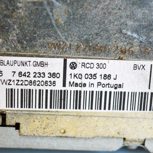 Multifunktionsanzeige VW Golf V (1K) 1K0035186J Bild Multifunktionsanzeige VW Golf V (1K) 1K0035186J